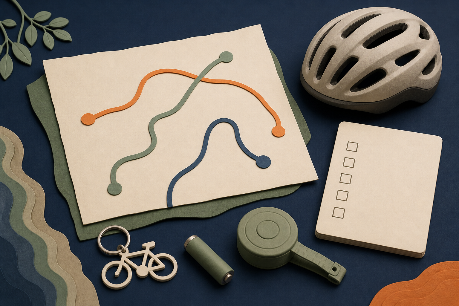 Illustrative Darstellung zum Ratgeberthema E-Bike kaufen: So wird aus Ihren Wegen eine klare Auswahl