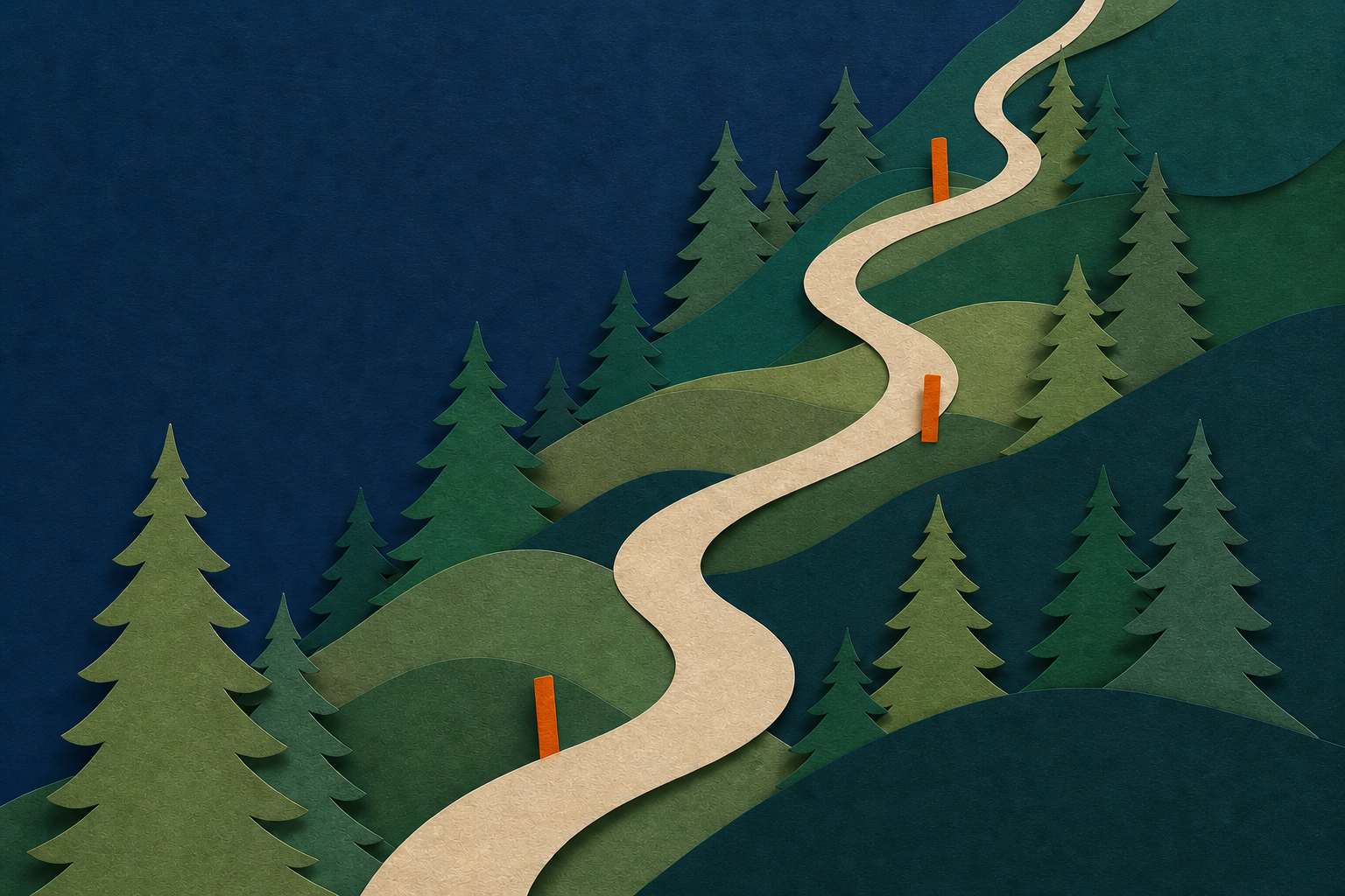 Illustrative Darstellung zum Ratgeberthema E-Mountainbike: Gelände, Fahrwerk und Kontrolle prüfen